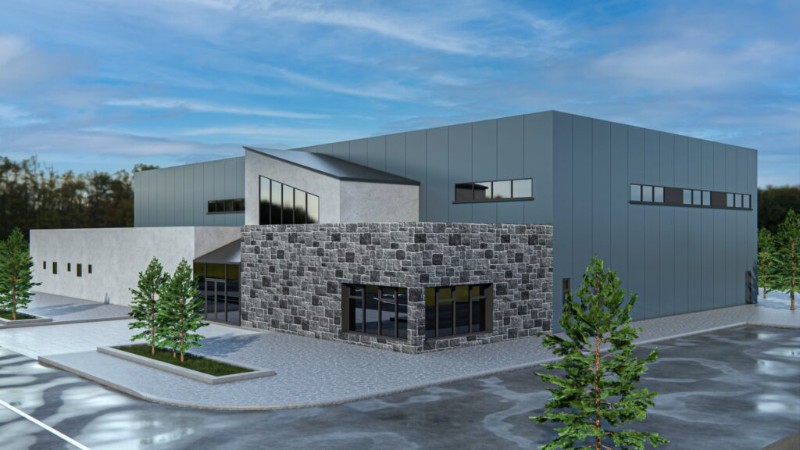 Claremorris Community Sports & Recreational Centre – architectural render